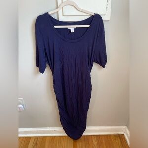 Navy, motherhood, maternity dress, very stretchy and beautiful